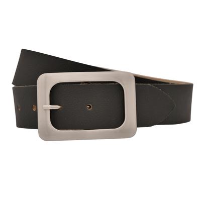 Ledergürtel ANNAMATONI "AnnaMatoni Ledergürtel Zoi Ledergürtel Zoi", Damen, Gr. TW105 - 120cm Gesamtlänge, schwarz (schwarz 790), 100% Leder, Gürtel Ledergürtel