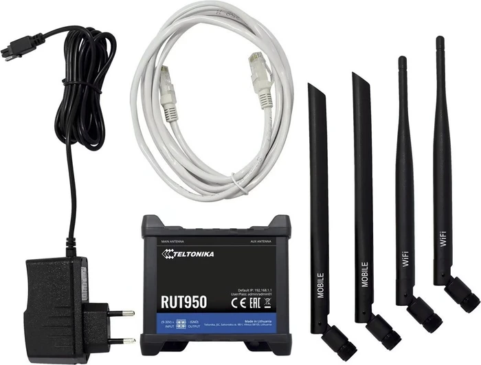 Teltonika RUT950 - 4G/LTE/3G/2G Industrial Router Dual SIM - MEIG Version