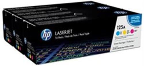 CF373AM Pack 3 toners colores HP 125A