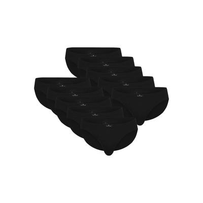 Slip TOM TAILOR "Slip Mini Slip 10er Pack 10er Pack", Herren, Gr. XXL, schwarz, Obermaterial: 100% Baumwolle CO., Unterhosen Slip