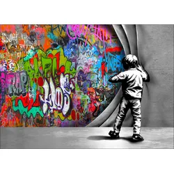 Aludibondbild (BHT 100x70x1,10 cm) - bunt - BHT 100x70x1,10 cm