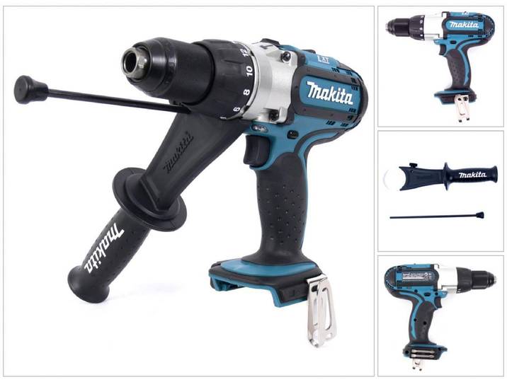Makita DHP 451 Z Perceuse-visseuse à percussion sans fil 18 V 80 Nm - sans batterie\, sans chargeur