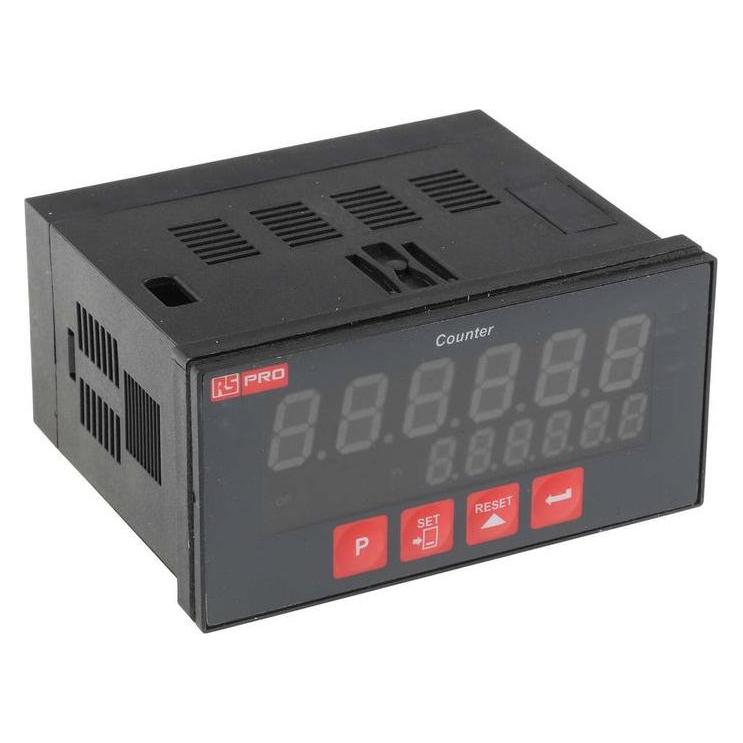 RS PRO Counter, 6 Digit, 96x48, 24V (8086636)