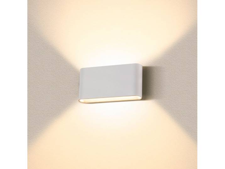 Oval 18 LED Außenwandleuchte IP65 White - SLV - Modern - Metall - Mehrflammig