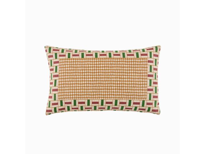 Coussin rectangulaire imprimé motifs géométriques - Blancheporte
