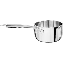 Pentole Agnelli, Mehrschichtige Alu-inox 5-Lagen-Kasserolle, 1 Griff, 12 cm, ALUM110512