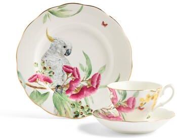 Royal Albert Miranda Kerr Australiana Teacup, Saucer & Plate 3-Piece Set