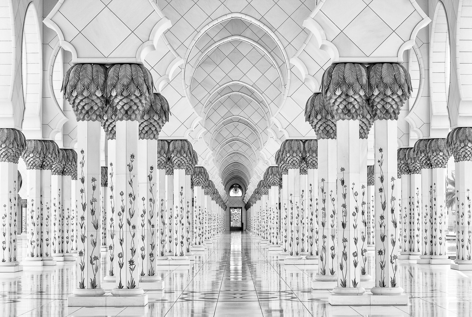 Fototapete PAPERMOON "Photo-Art STEFAN SCHILBE, ART DER SYMMETRIE", bunt, B:2m L:1,49m, Vlies, Tapeten, Fototapete bunt B/L: 2m x 1,49m, Bahnen: 4 Stk.