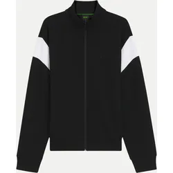 Regular-Fit Sweatshirtjacke Schwarz M