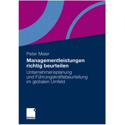 Managementleistungen richtig beurteilen, Fachbücher von Peter Maier