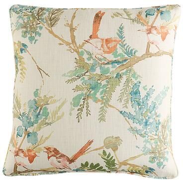 "Vivien Floral Pillow Cover - 12"" x 20"" - Ballard Designs"