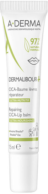 A-Derma DERMALIBOUR+ Cica bálsamo labial reparador 15 ml