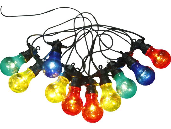 Globo Lighting Guirlande lumineuse LED plastique noir\, 10x LED