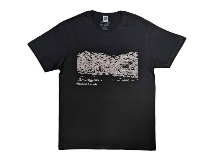 Rock Off Death Cab for Cutie 'Acoustic' (Grijs) Unisex T-shirt met korte mouwen, Houtskool Grijs, XL