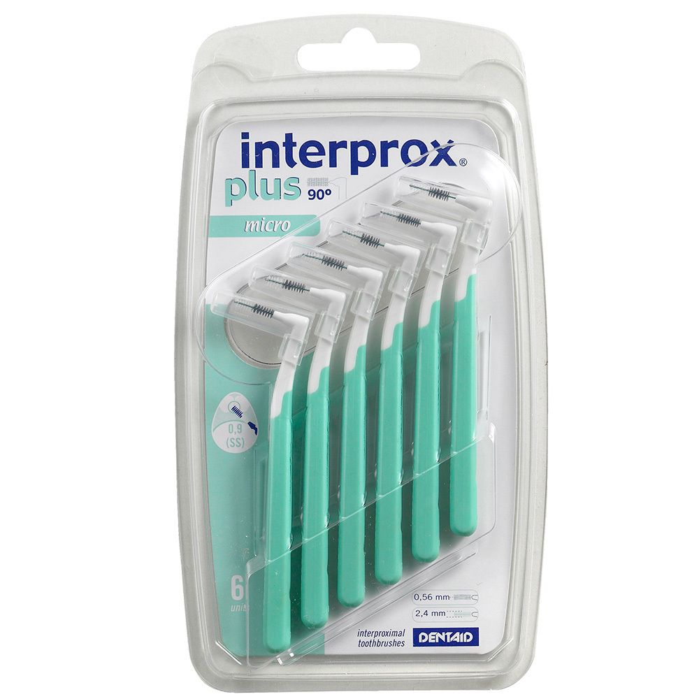 Interprox plus micro grün Interdentalbürste 6 St Zahnbürste