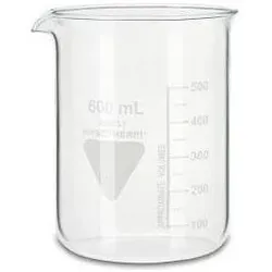 RS PRO, Laborbedarf, Borosilikat Glas Messbecher mit Skala, Ø 90
