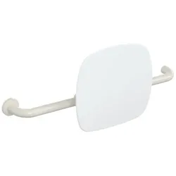 Hewi 801 Rückenstütze 801.51.9261L99 Wandabstand 150mm, Ausführung links, Lehne signalweiß, reinweiß