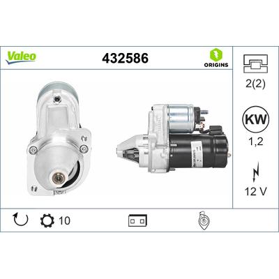 Valeo Starter [Hersteller-Nr. 432586]