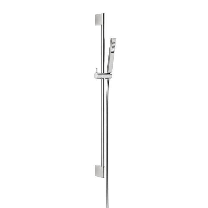 Herzbach Ceo Brausegarnitur 36.690276.1.14 stufenlos verstellbar, Edelstahlfinish