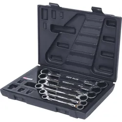KS Tools GEARplus Doppel-Ratschenringschlüssel-Satz, 6-tlg Koffer - 503.4556