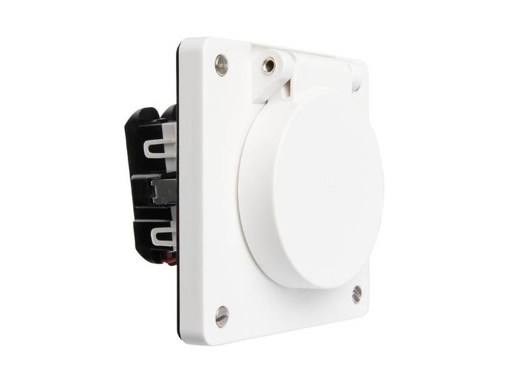 Steckdose Typ23 Ip55 16A/250V weiss