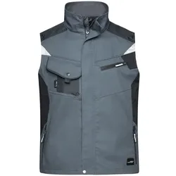 Arbeitsweste "JN822" - XL - carbon/black