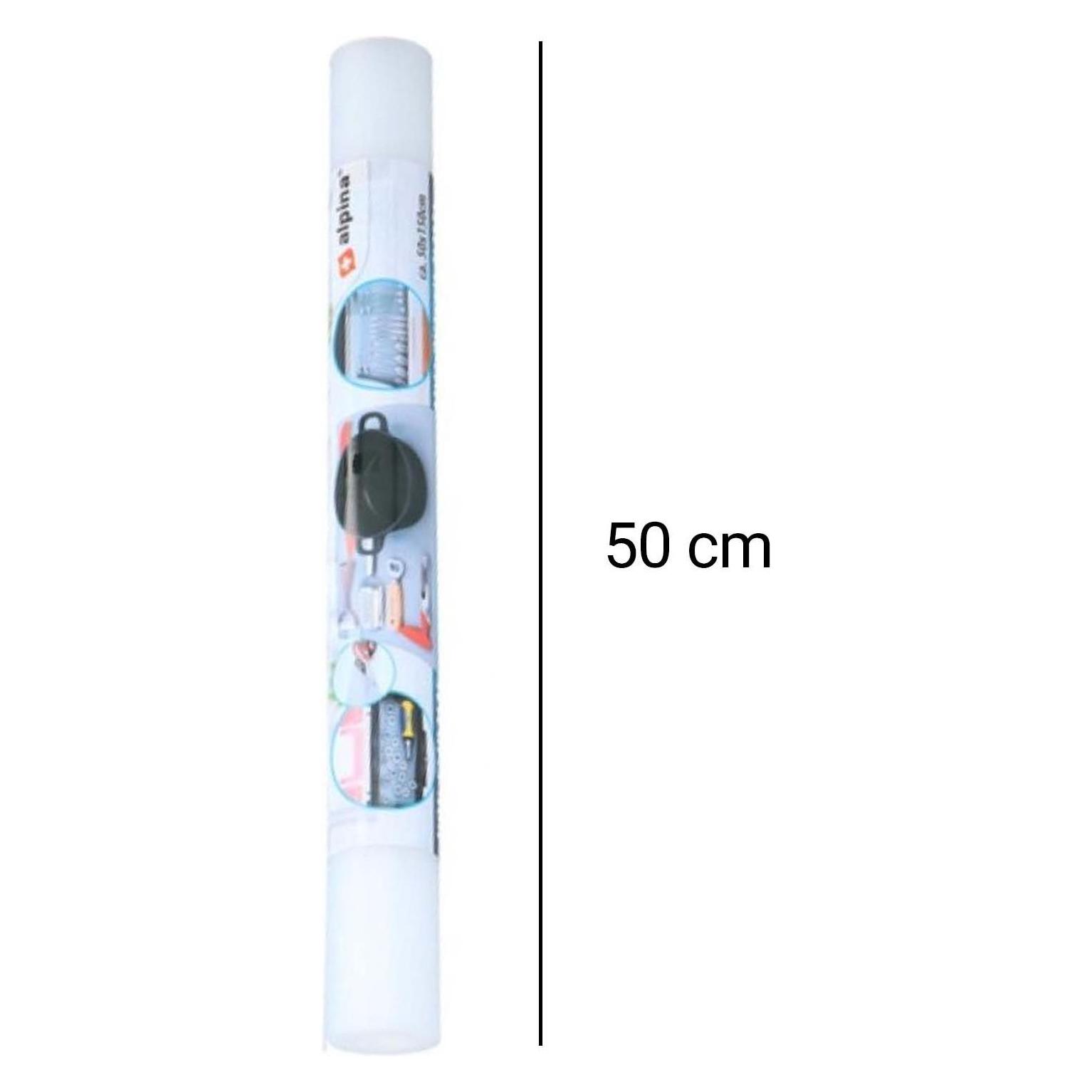 alpina Grosse rutschfeste Küchenmatte 50x150 cm (Weiss) (8711252176475WHITE)