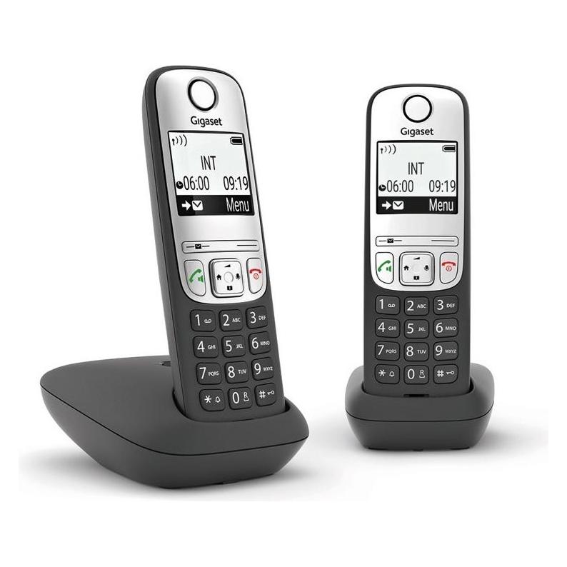 Gigaset Siemens Telefon A690DUO schwarz-silber (L36852-H2810-S201)
