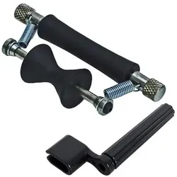 Glider Capo Greg Bennett Capo Glider Kapodaster mit Saitenkurbel, Gitarre Zubehör, Schwarz