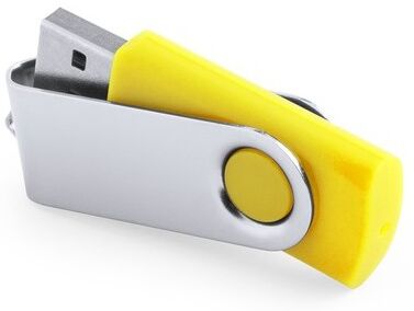Clé USB cadeau entreprise 16GB Rebik jaune