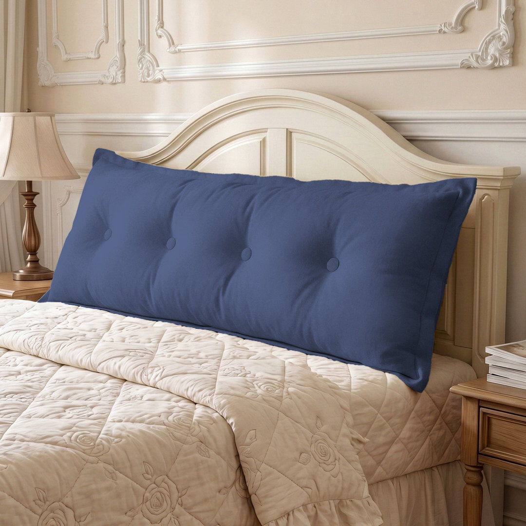 WOWMAX Backrest Pillow Blue 50cm x 140cm