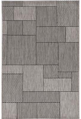 Domani Brush Colorblock Indoor/Outdoor Area Rug