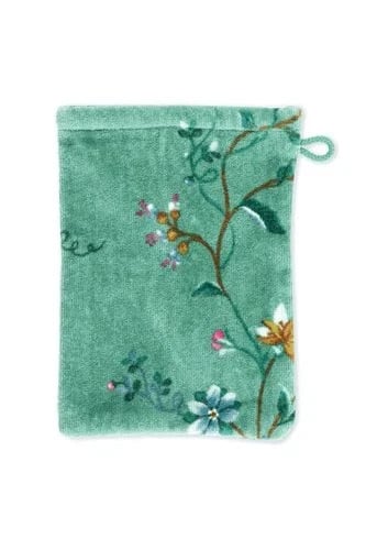 Pip Studio washand Les Fleurs Green 16 x 22 cm