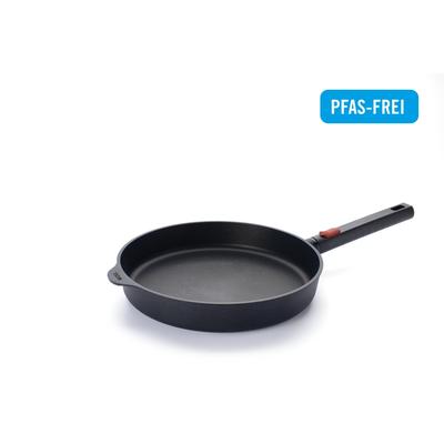 Bratpfanne WOLL "MADE IN GERMANY - Eco Logic QXR", schwarz, H:5cm Ø:28cm, Pfannen, Bratpfanne, Induktion