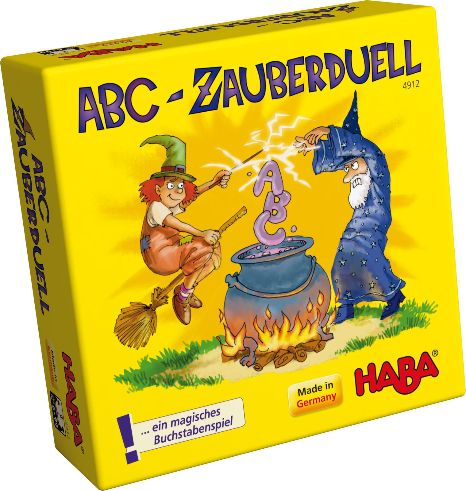 HABA ABC Magische Duel Educatief spel voor beginners om letters en het alfabet te leren