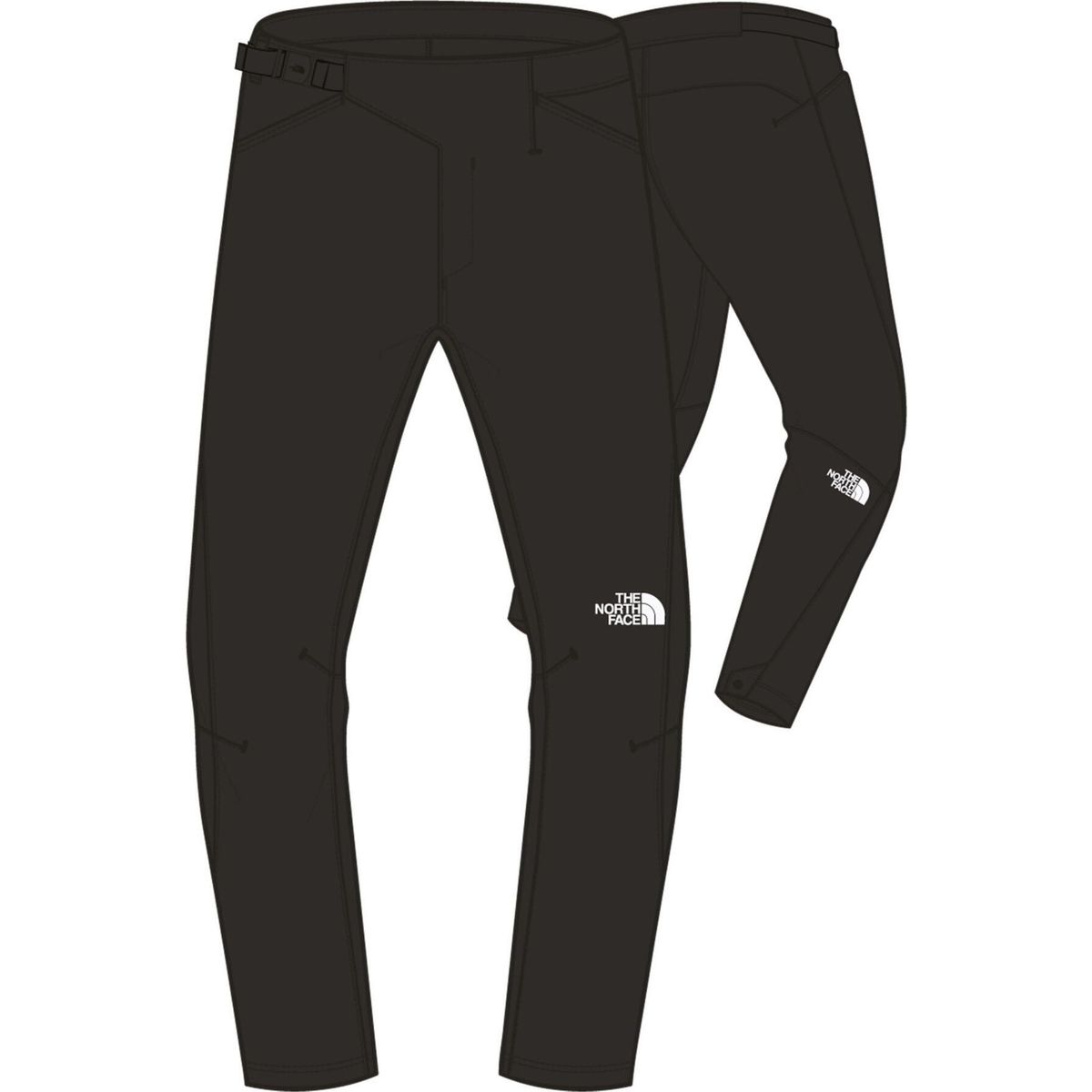 The North Face Mens AO Hiking REG Tapered Pant tnf black (JK3) 34 REG NF0A7X6FJK3-34-REG