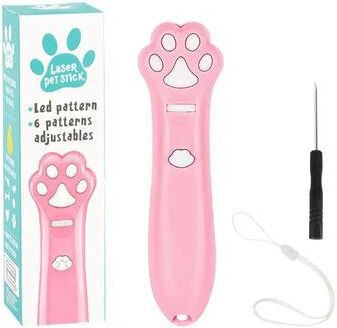 Uplift Essentials Ultimate Interactive Laser Cat Pointer & LED Teaser pink