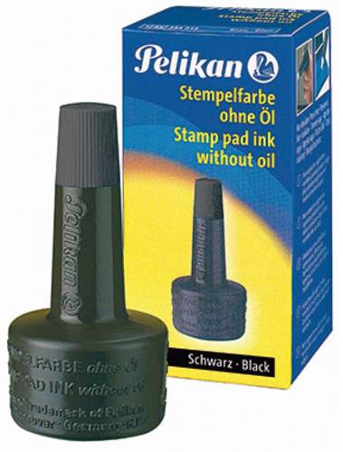 Pelikan Stempelfarbe 4K Schwarz 28ml
