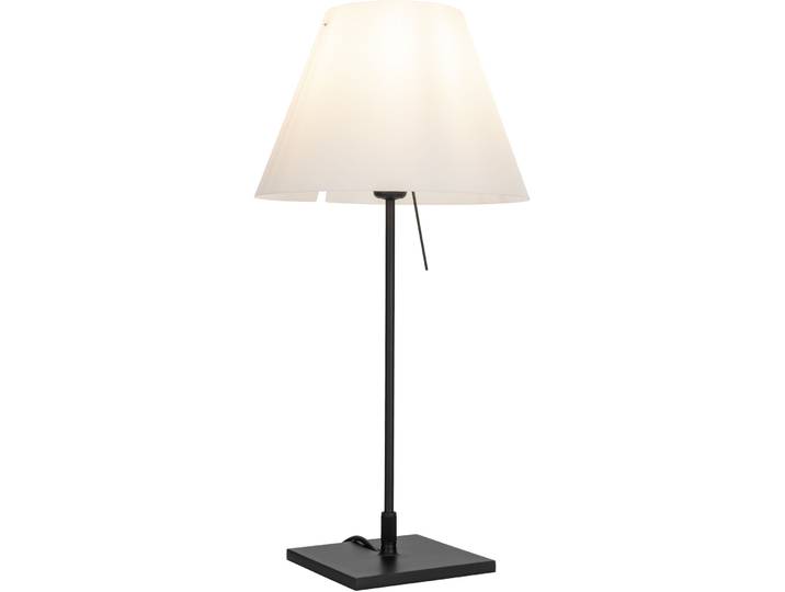 Luceplan Tischlampe Costanza schwarz/weiss Metall/Kunststoff H 51 cm - Tischlampe