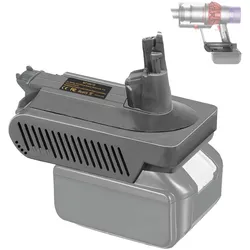 Japcell Makita 18V Akku-Adapter für Dyson V10, Staubsauger Zubehör