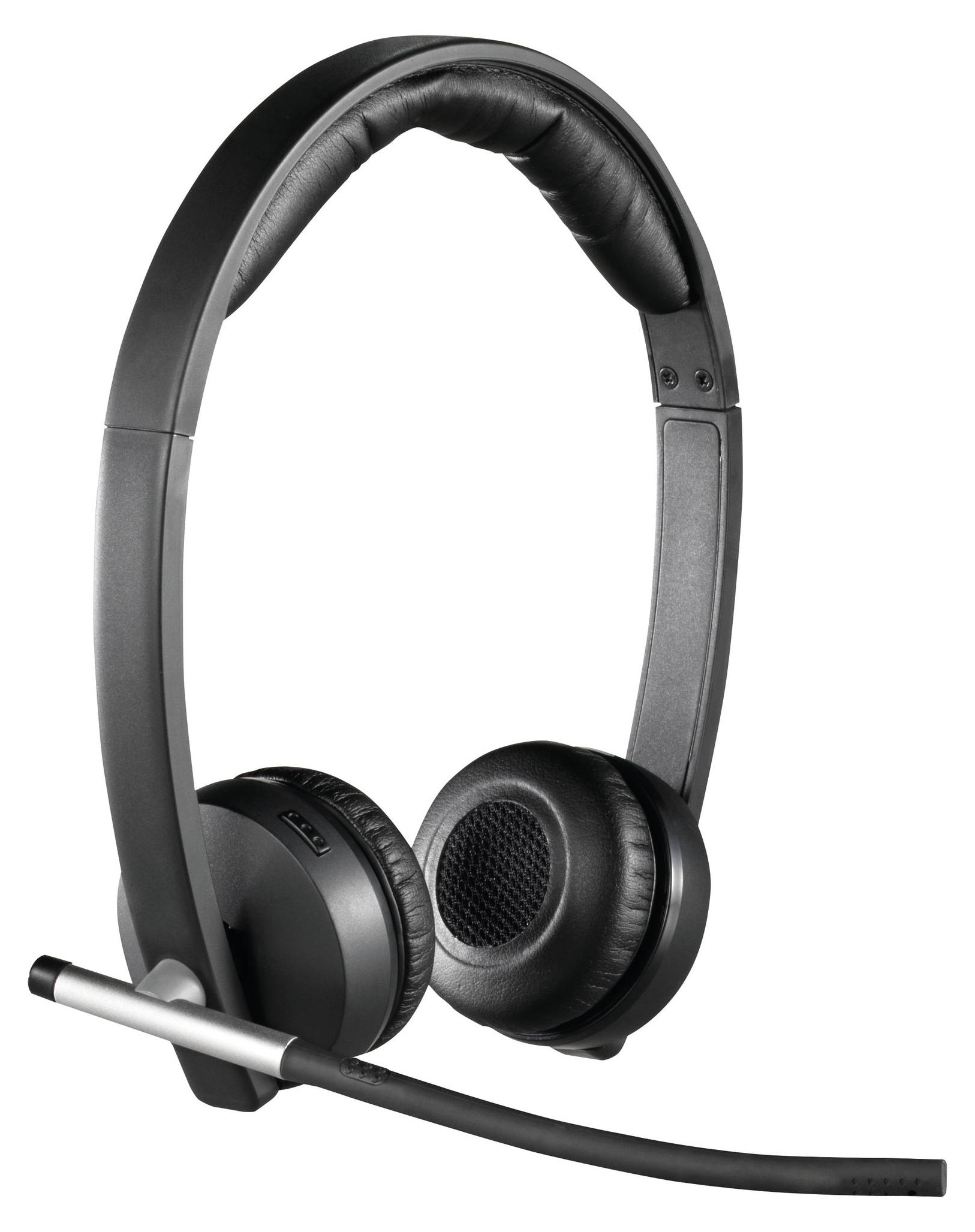 Logitech Wireless Headset Dual H820e, Kabellos, Büro/Callcenter, 150 - 7000 Hz, 128 g, Kopfhörer, Schwarz