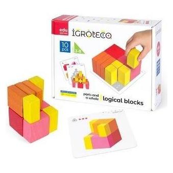 Igroteco Logikblöcke, Teile und Ganzes, 10 det. (33382663)