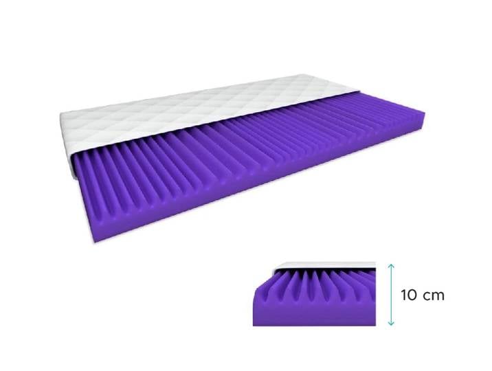 Schaummatratze DELUXE 140 x 200 cm Matratzenschutz: OHNE Matratzenschutz
