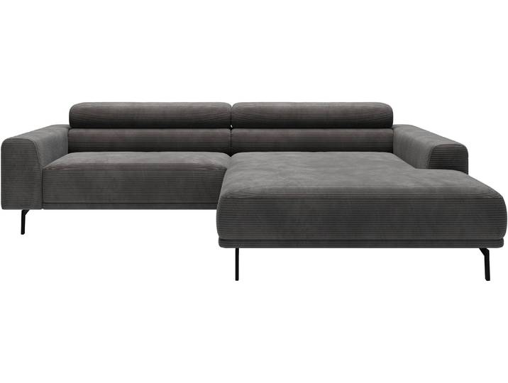 SCHÖNER WOHNEN-Kollektion Tossa, Modernes Design trifft smarte Funktione, Breite 258 cm Motorischer Sitzvorzug, Kopfteil-Funktion & Saugroboter-Höhe