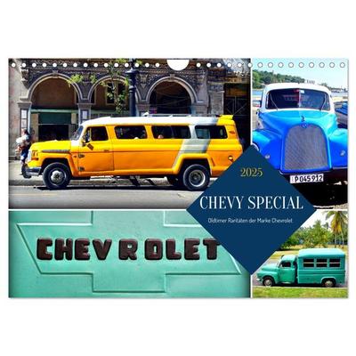 CHEVY SPECIAL - Oldtimer Raritäten der Marke Chevrolet (Wandkalender 2025 DIN A4 quer), CALVENDO Monatskalender