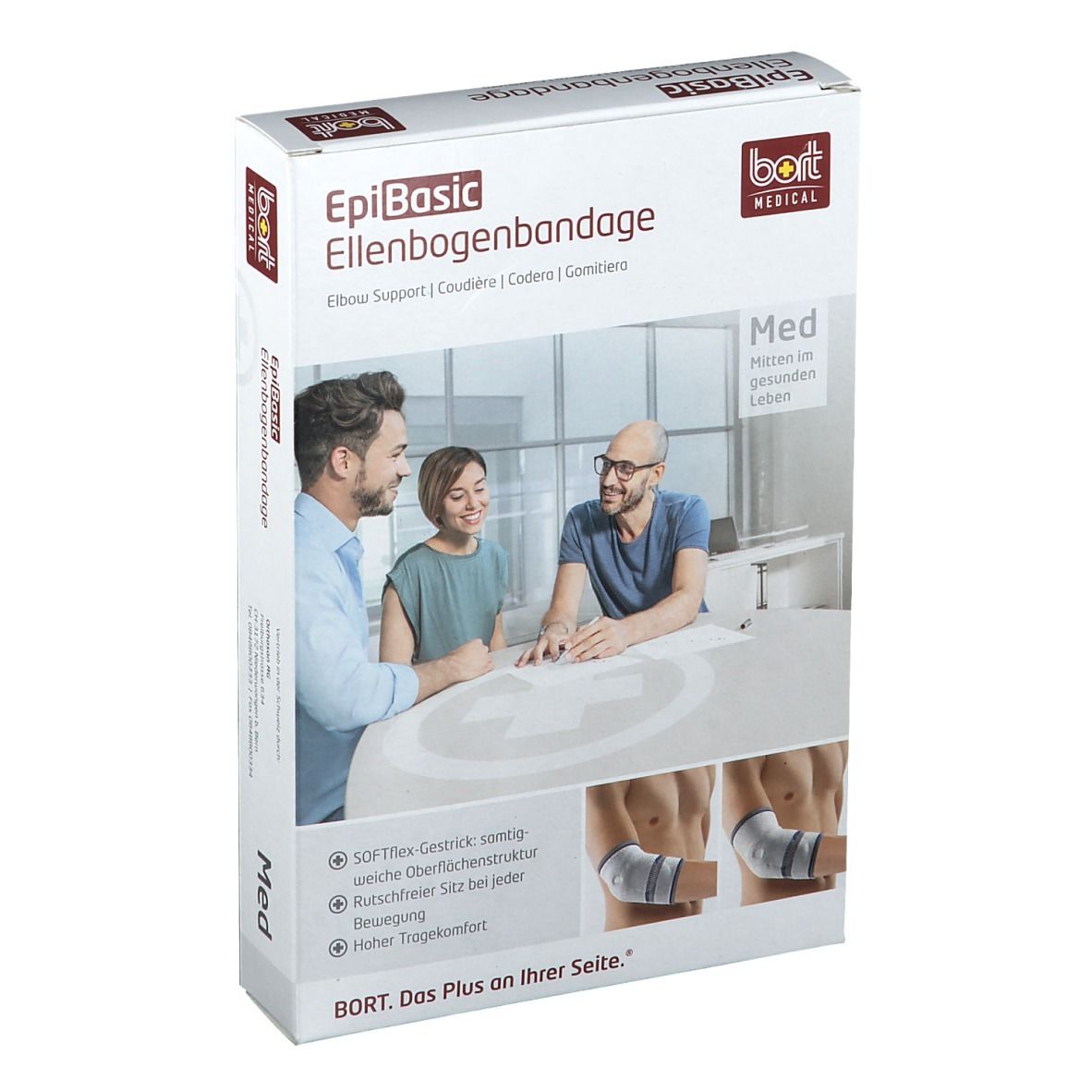 Bort EpiBasic Bandage XL silber 1 St Bandage(s)