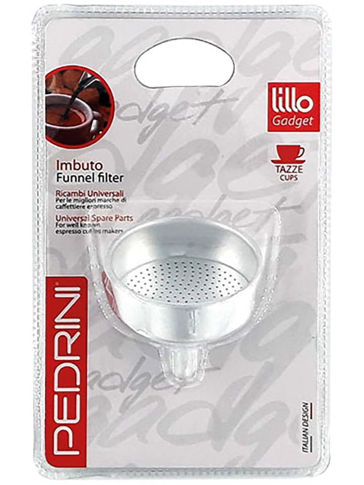 Pedrini Espressokocher-Filter in Silber - 9 Tassen - onesize