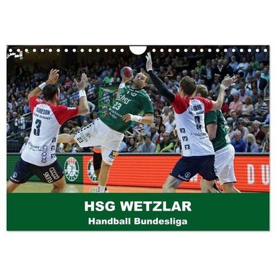 Handball Bundesliga - HSG Wetzlar (Wandkalender 2026 DIN A4 quer), CALVENDO Monatskalender