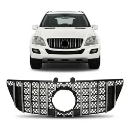 Kühlergrill Chrom Panamericana GT passend für Mercedes-Benz ML-Klasse W164 2009-2011