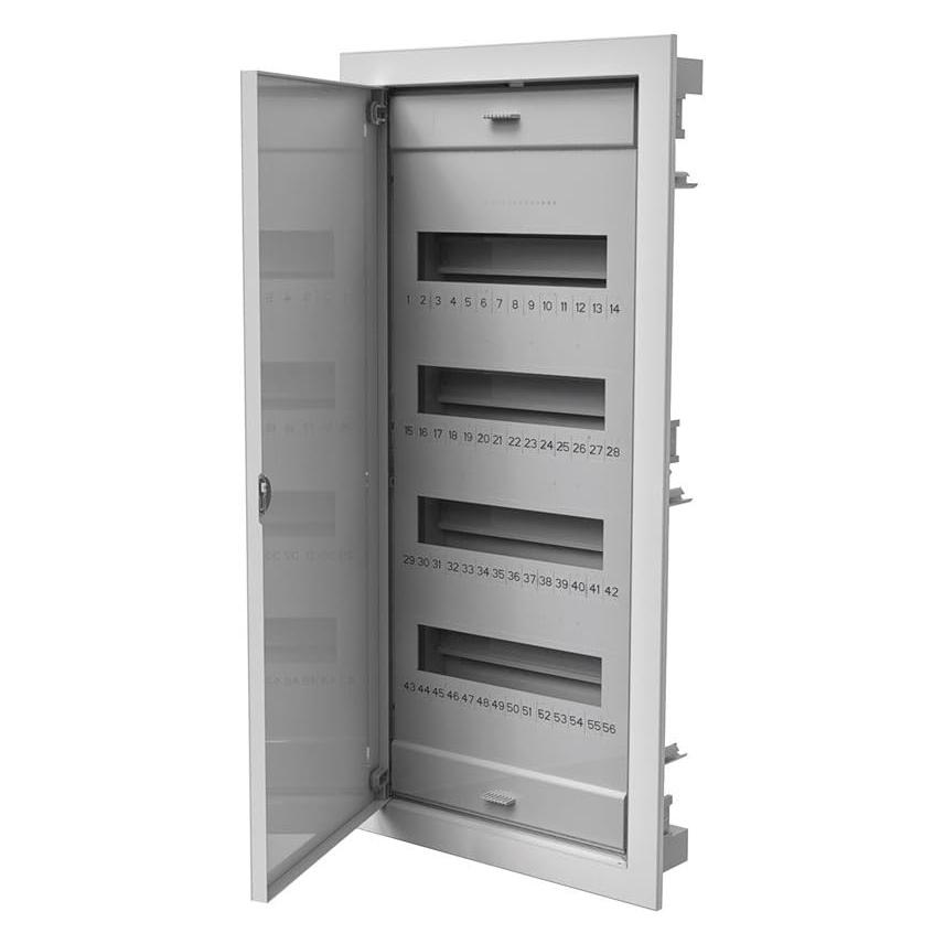 Pawbol Unterputz-Modulverteiler 4x12 mit Metalltür IP40 N+PE C.1548 (C.1548)
